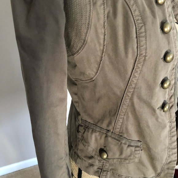 Willow and Clay Olive Green Military Jacket - Picture 4 of 8